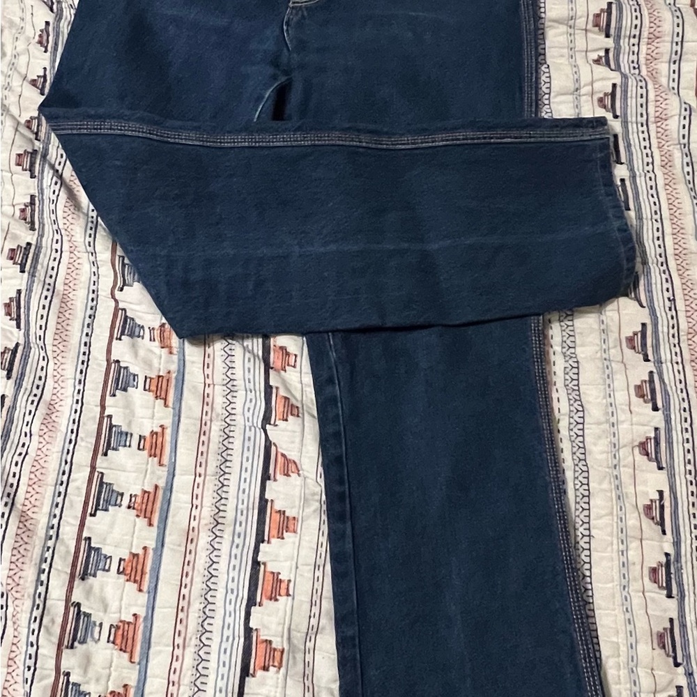 Calvin Klein Dark Blue vintage bootcut Jeans. Jr size 11. Inseam 29.5”